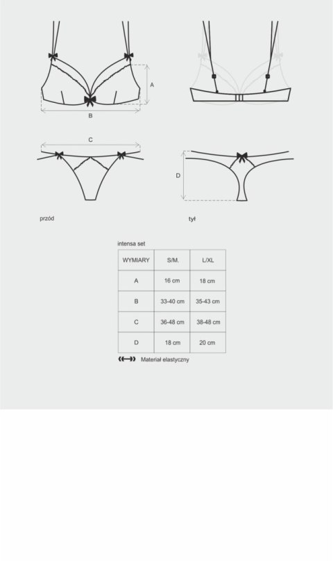 Intensa komplet L/XL