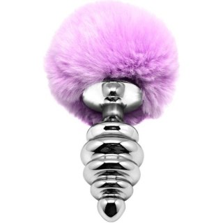 Alive korek analny z ogonkiem Metal Anal Fluffy Twist Plug Lila L