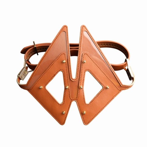 LOCKINK maska na oczy Vixen Blindfold Set Brown