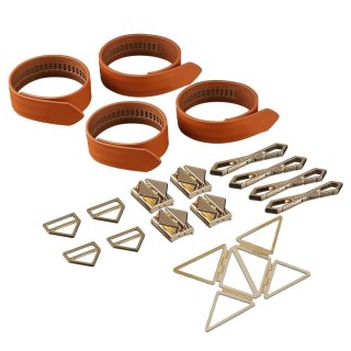 LOCKINK uprząż Bondage Hogtie Set Brown