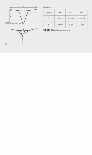 Luiza stringi białe S/M