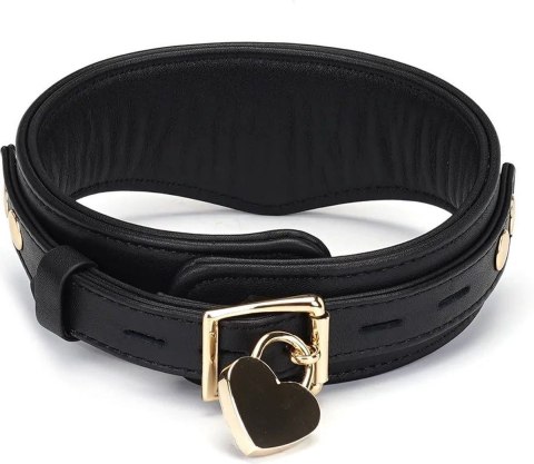 Liebe Seele obróżka ze smyczą Dark Secret Curved Collar