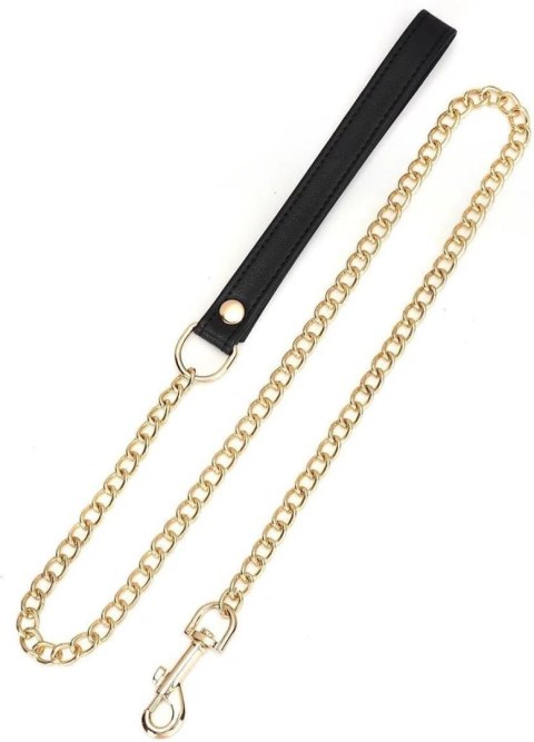 Liebe Seele obróżka ze smyczą Dark Secret Curved Collar