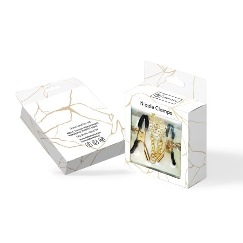 Liebe Seele klamerki na sutki Gold Rose Tree Nipple Clamps