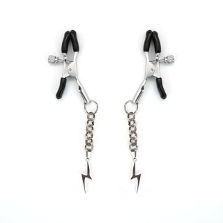 Liebe Seele klamerki na sutki Silver Lightning Nipple Clamps