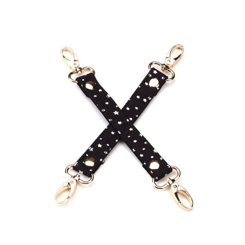 Liebe Seele zestaw Stary Nights 7pcs Bondage Kit Black Stary PU