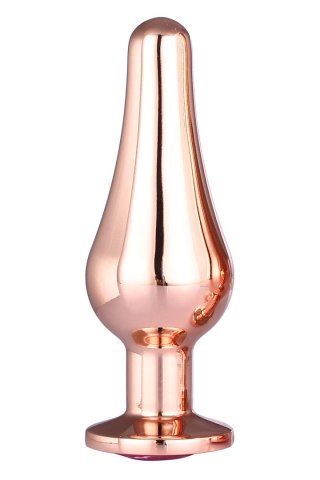 DREAMTOYS KOREK ANALNY GLEAMING LOVE ROSE GOLD PLEASURE PLUG S