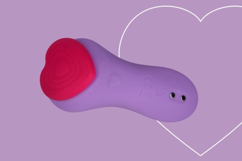 Masażer intymny FairyGasm HeartGem Violet