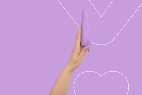 Masażer intymny FairyGasm IcyCone Violet