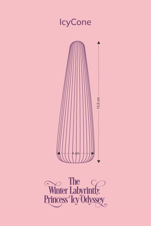 Masażer intymny FairyGasm IcyCone Violet