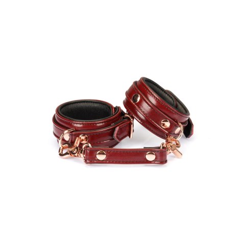 Liebe Seele kajdanki Wine Red Narrow Wrist Cuffs