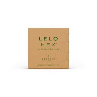 Prezerwatywy organiczne LELO HEX Organic Condoms 3 pack