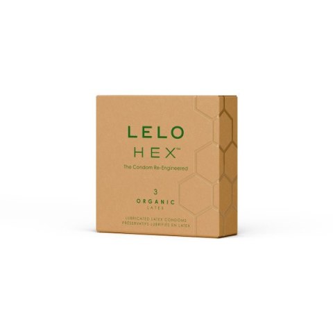 Prezerwatywy organiczne LELO HEX Organic Condoms 3 pack