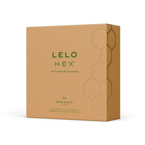 Prezerwatywy organiczne LELO HEX Organic Condoms 36 pack