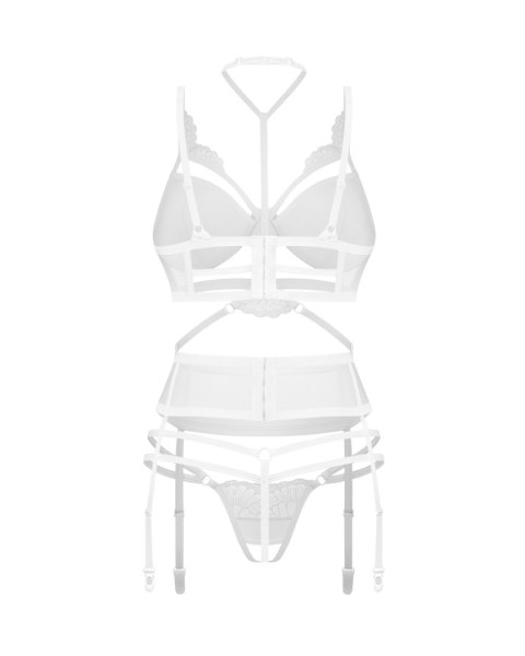 Komplet 3-częściowy Premisis White S/M Obsessive Premium
