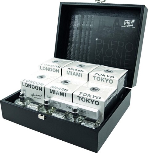 Zestaw dla kobiet Pheromone Perfume woman 6x30 ml Wood box HOT