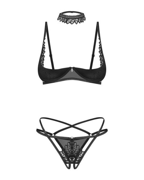 Donarella komplet 3-częściowy otwarty XL/2XL Obsessive