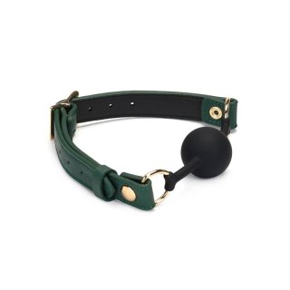 Knebel Mossy Chic Leather Ball Gag Liebe Seele