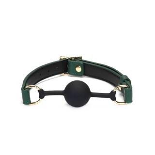 Knebel Mossy Chic Leather Ball Gag Liebe Seele