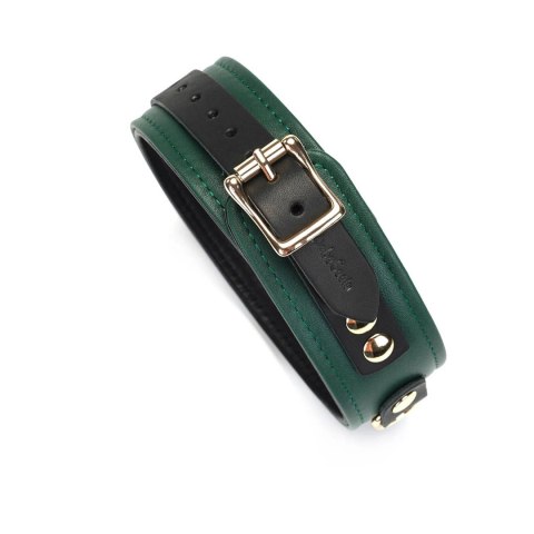 Obroża ze smyczą Mossy Chic Leather Collar with Leash Liebe Seele