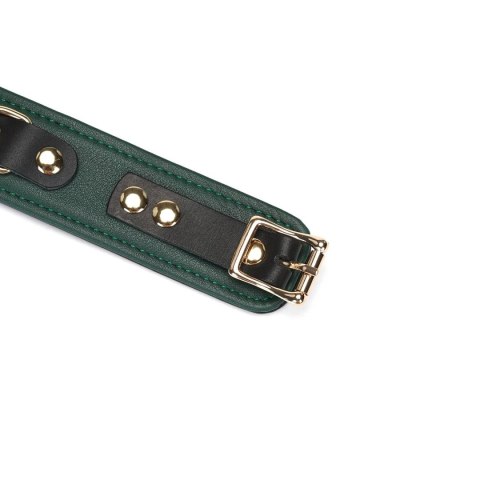 Obroża ze smyczą Mossy Chic Leather Collar with Leash Liebe Seele