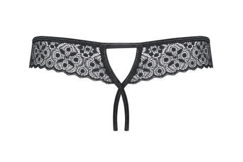 Shibu stringi otwarte czarne S/M Obsessive