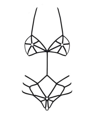 Slave body czarne S/M Obsessive