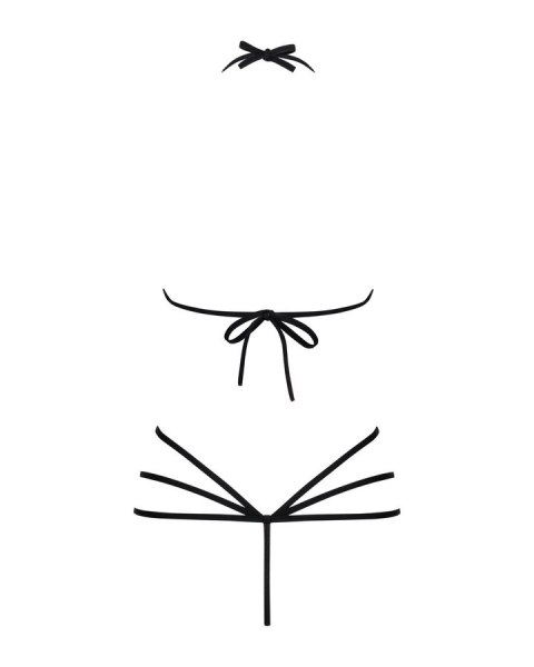 Slave body czarne S/M Obsessive