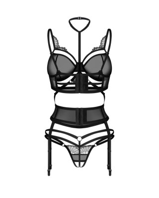 Komplet 3-częściowy Premisis Black L/XL Obsessive Premium