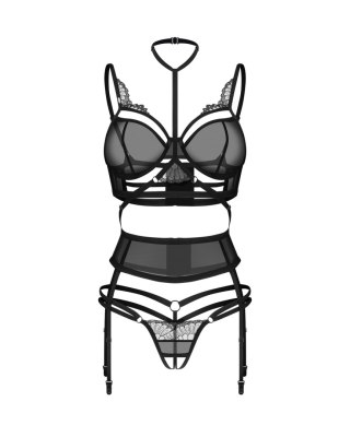 Komplet 3-częściowy Premisis Black S/M Obsessive Premium