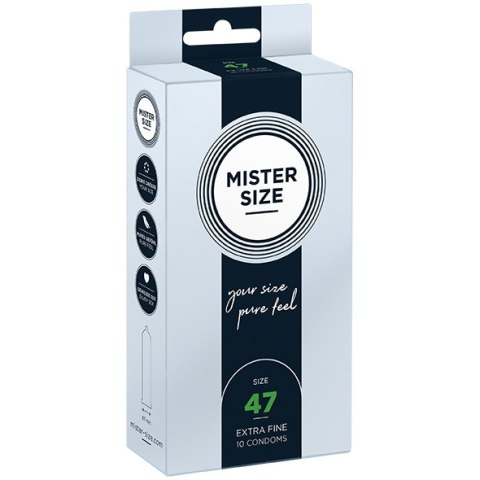Condoms 47 Mm 10 Pieces Mister.Size