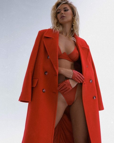 Czerwone Stringi Ginny Red L/Xl Promees