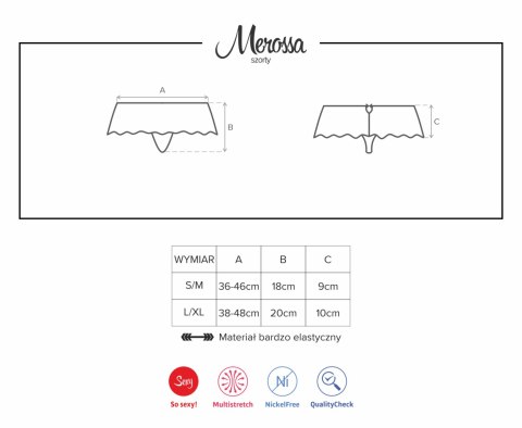 Figi Z Otwartym Krokiem Merossa 2Xl/3Xl Obsessive