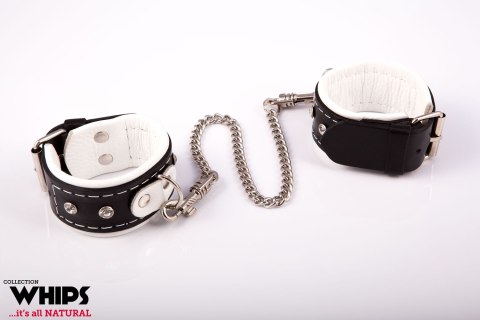 Kajdanki Damskie Na Ręce Białe Whips