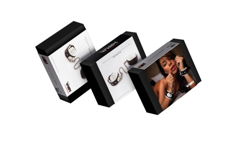 Kajdanki Damskie Na Ręce Białe Whips