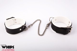 Kajdanki Męskie Na Nogi Białe Whips