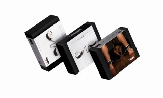 Kajdanki Męskie Na Nogi Białe Whips