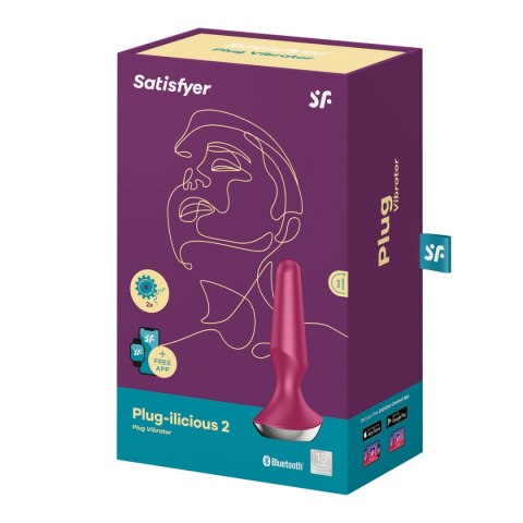 Korek Analny Plug-Ilicious 2 Berry Satisfyer
