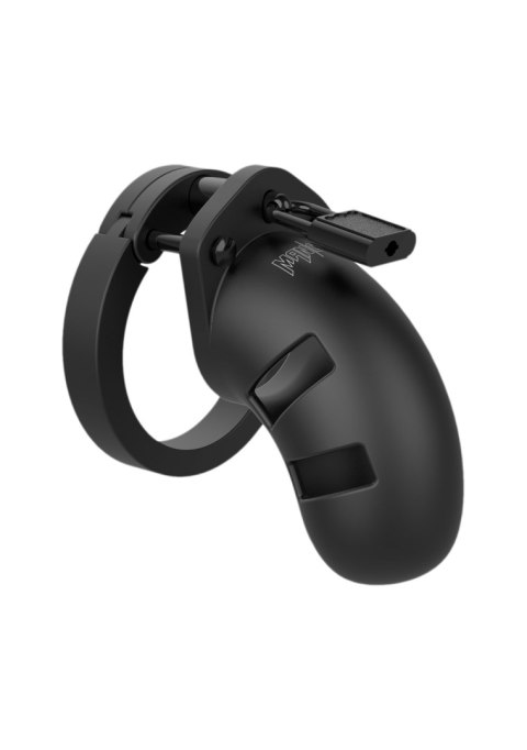 Miękki Silikonowy Pas Cnoty Chastity Model 20 Silicone Cock Cage Black ManCage