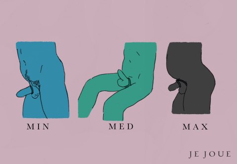 Rozciągliwy Silikonowy Pierścień Erekcyjny Minimum Stretch Silicone Cock Ring Blue Je Joue