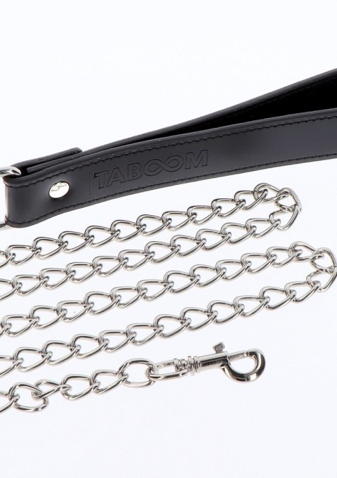Smycz Chain Leash Black Taboom