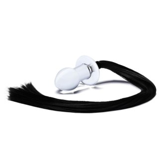 Szklana Zatyczka Z Końskim Ogonem Horse Tail S Butt Plug Glas