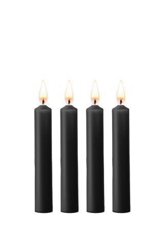 Teasing Wax Candles 4-Pack Black - Czarny Zestaw Świec Do Bdsm Ouch! by Shots
