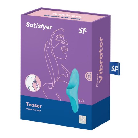 Wibrator na palec Satisfyer Teaser Light Blue