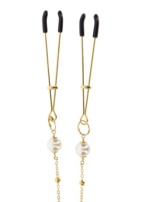 Zaciski Na Sutki Tweezers Pearl & Deluxe Chain Taboom