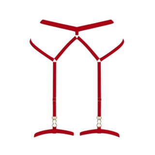 Nadia Red Pas Do Pończoch M/L Promees