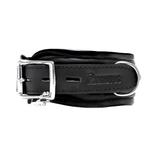 Obroża Leather Collar Black/Black Brutus