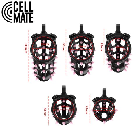 Pas cnoty FlexiSpike Chastity Cage Size 0 CELLMATE