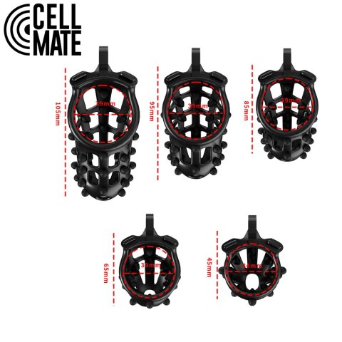 Pas cnoty FlexiSpike Chastity Cage Size 0 CELLMATE