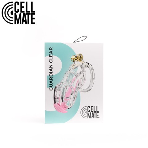 Pas cnoty Guardian Chastity Cage Clear Size 3 CELLMATE